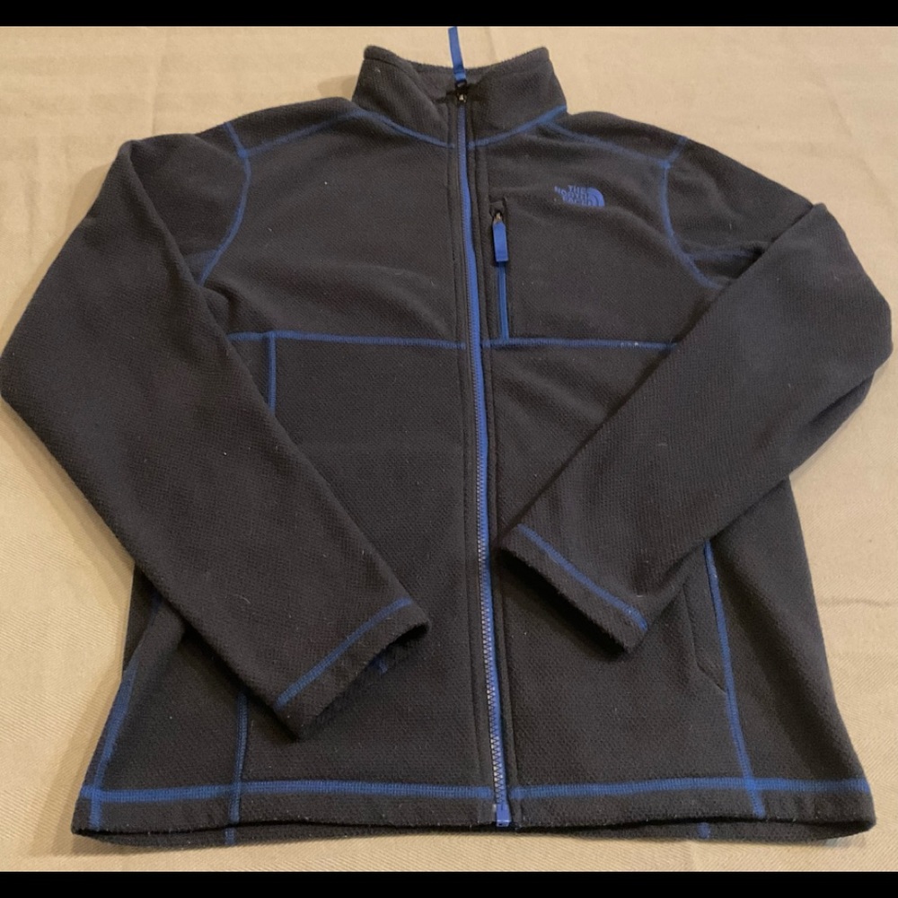 VGUC North Face Full Zip Medium Weight Fleece Youth XL (18/20)